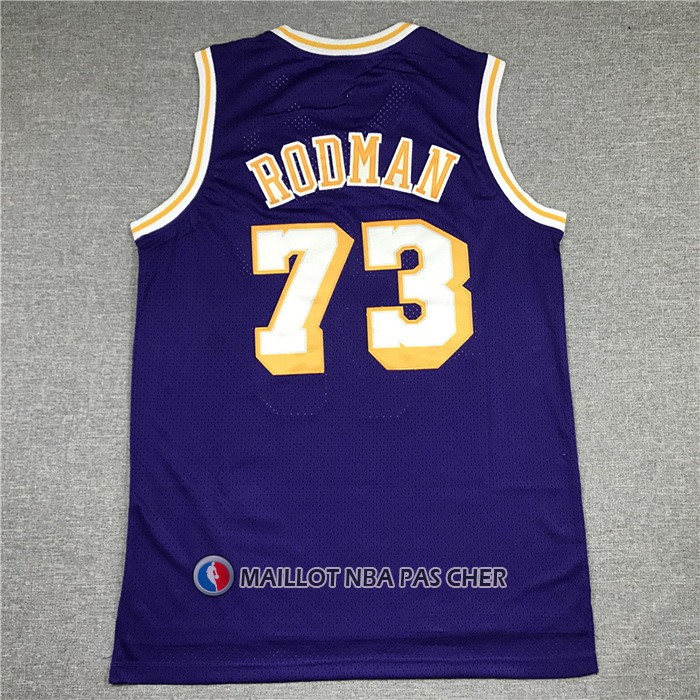 Maillot Los Angeles Lakers Dennis Rodman Mitchell & Ness 1998-99 Volet